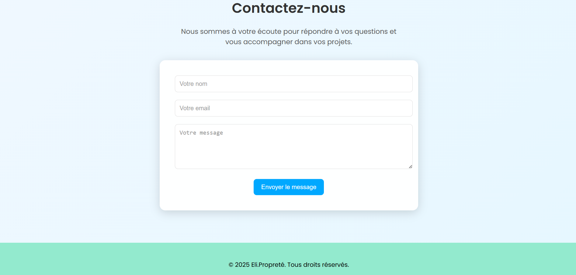 Eli Proprete Admin Dashboard