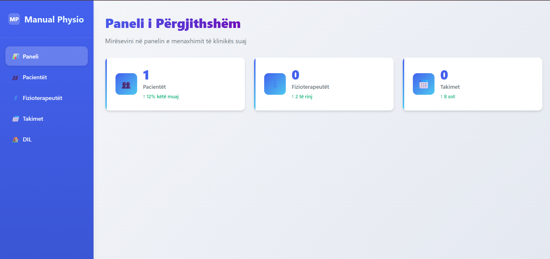 Manual Physio Dashboard